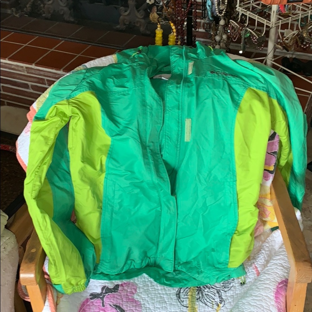 columbia rain coat